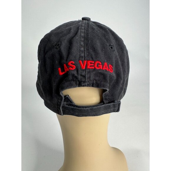 Coyote Ugly Las Vegas Black & Red Baseball Cap One Size Adjustable Strapback - Picture 10 of 16